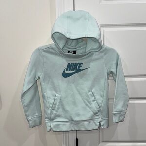 Nike Girls Hoodie Sweatshirt Mint Green Athletic Wear, Girls size XS